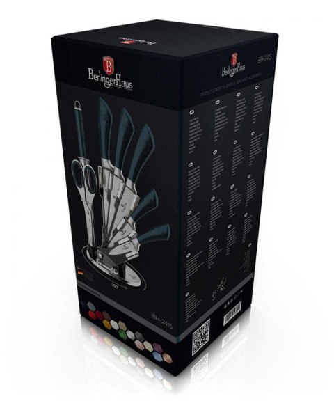  Zestaw Noży Berlinger Haus Bh-2415 W Stojaku Lumarko!
