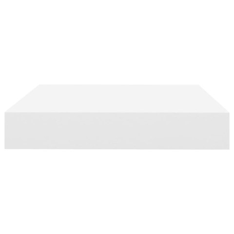  Wisząca półka ścienna, dębowo-biała, 23 x 23,5 x 3,8 cm, MDF Lumarko!