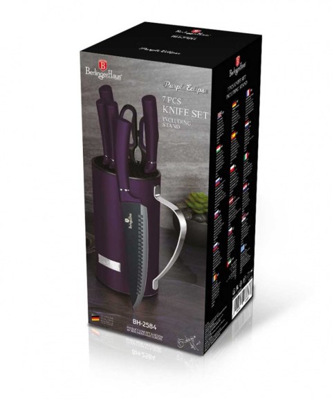  Zestaw Noży Berlinger Haus Bh-2584 W Stojaku Lumarko!