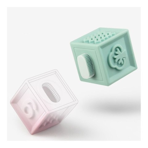  Klocki Sensoryczne Układanka Do Ściskania Dźwięk 12 Elementów Lumarko!