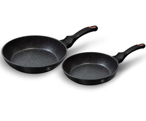  Zestaw 2 Patelni Granitowych 22/26cm Black Rose Bh-1644nf Lumarko!