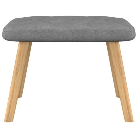  Fotel bujany z podnóżkiem, ciemnoszary, obity tkaniną Lumarko!