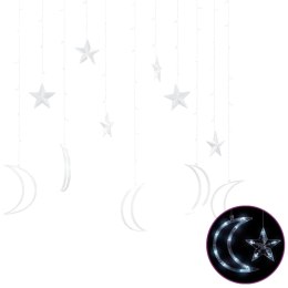 Lumarko Lampki świąteczne z gwiazdkami i księżycami, na pilota, 138 LED