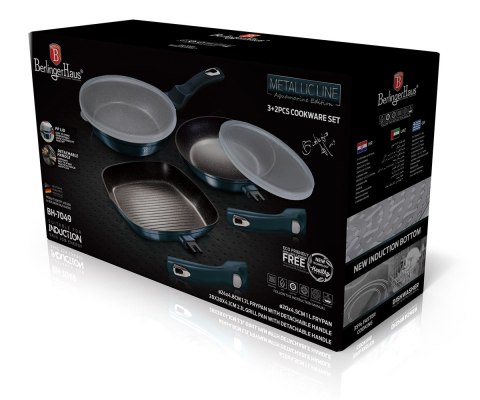  Zestaw 3 Patelni Granitowych Bh-7049 Lumarko!