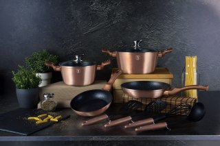  Zestaw Garnków Granitowych Bh-6142 Rose Gold Lumarko!