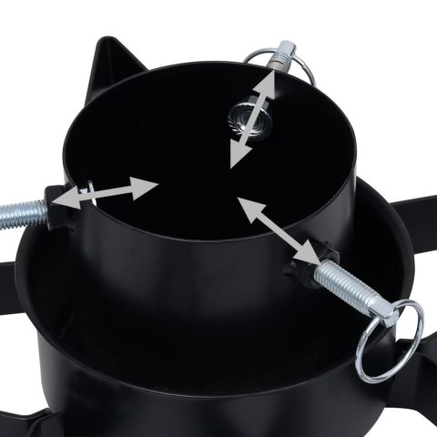  Stojak pod choinkę, czarny, 47x47x13,5 cm Lumarko!