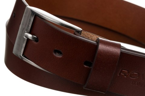  Szeroki, Uniwersalny Pasek Męski Ze Skóry Naturalnej Licowej 