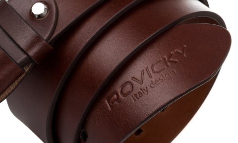  Szeroki, Uniwersalny Pasek Męski Ze Skóry Naturalnej Licowej 