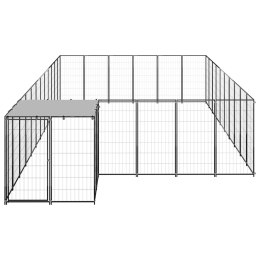 Lumarko Kojec dla psa, czarny, 19,36 m², stalowy