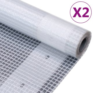  Plandeki Leno, 2 szt., 260 g/m², 4x10 m, białe Lumarko!