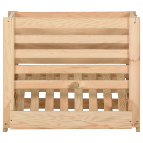  Skrzynia na ziemniaki, 60x40x50 cm, lite drewno sosnowe Lumarko!