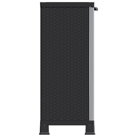  Szafka plastikowa, 68x39x92 cm, motyw rattanu Lumarko!