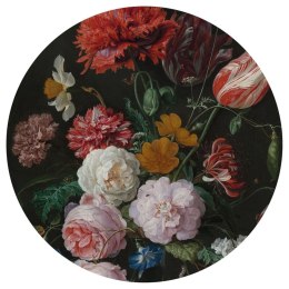 Lumarko Okrągła fototapeta Golden Age Flowers, 142,5 cm