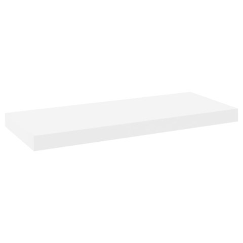  Półki ścienne, 2 szt., dębowo-białe, 60x23,5x3,8 cm, MDF Lumarko!