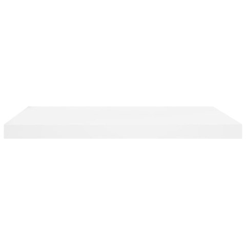  Półki ścienne, 2 szt., dębowo-białe, 60x23,5x3,8 cm, MDF Lumarko!