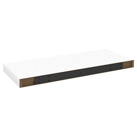  Półki ścienne, 2 szt., dębowo-białe, 60x23,5x3,8 cm, MDF Lumarko!
