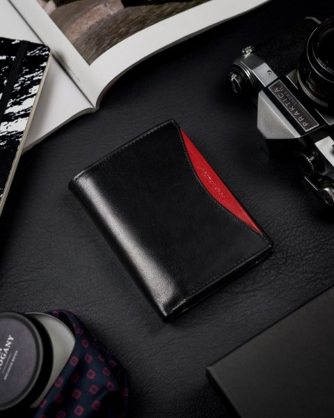  Duży, Oryginalny Portfel Męski Z Naturalnej Skóry Licowej, Rfid