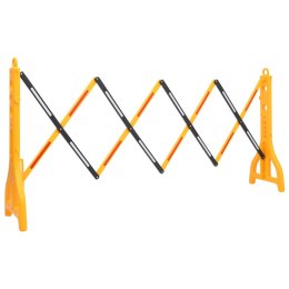 Lumarko Składana barierka drogowa, żółto-czarna, 250x38x96 cm 