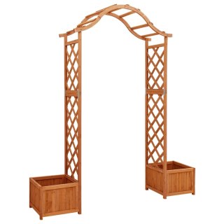  Pergola ogrodowa z donicami, lite drewno jodłowe Lumarko!