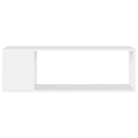  Szafka pod TV, biała, 100x24x32 cm, płyta wiórowa Lumarko!
