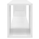  Szafka pod TV, biała z połyskiem, 100x24x32 cm, płyta wiórowa Lumarko!