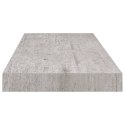  Półka ścienna, szarość betonu, 60x23,5x3,8 cm, MDF Lumarko!