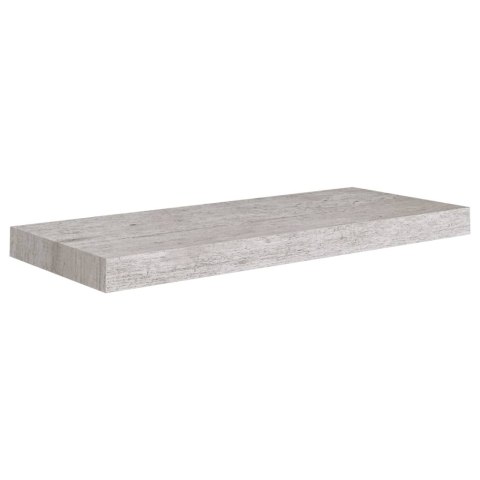  Półki ścienne, 2 szt., szarość betonu, 60 x 23,5 x 3,8 cm, MDF Lumarko!