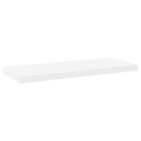 Półki ścienne, 2 szt., dębowo-białe, 80x23,5x3,8 cm, MDF Lumarko!
