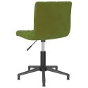  Obrotowe krzesła stołowe, 2 szt., jasnozielone, aksamitne Lumarko!