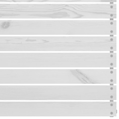  Ogrodowa sofa narożna, biała, lite drewno sosnowe Lumarko!