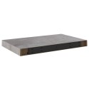  Półki ścienne, 2 szt., szarość betonu, 50x23x3,8 cm, MDF Lumarko!