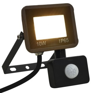  Reflektor LED z czujnikiem, 10 W, ciepłe białe światło Lumarko!