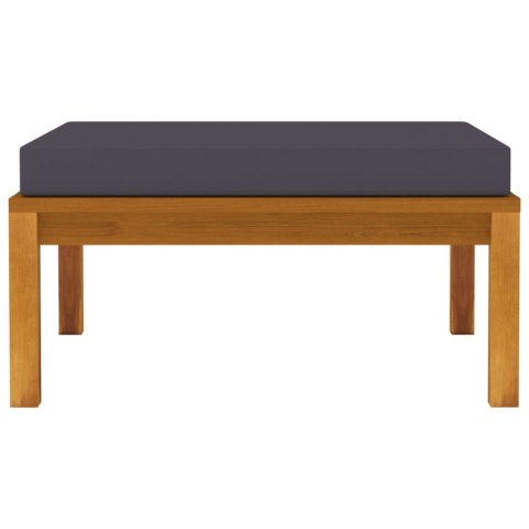  3-cz. zestaw wypoczynkowy do ogrodu, z ciemnoszarymi poduszkami Lumarko!