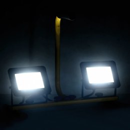 Lumarko Reflektor LED z uchwytem, 2x30 W, zimne białe światło