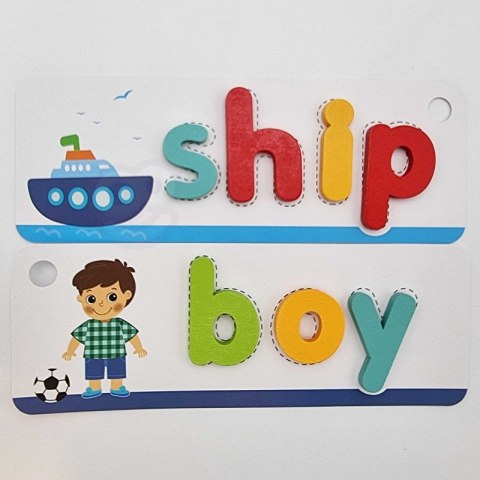  Puzzle Alfabet Nauka Literek Słów Zwierzątka 57 El. Lumarko!