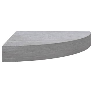  Narożna półka ścienna, szarość betonu, 35x35x3,8, MDF Lumarko!