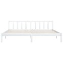  Rama łóżka, biała, drewno sosnowe, 180x200 cm, UK Super King Lumarko!