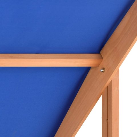  Piaskownica z zadaszeniem, drewno jodłowe, 112x112x112 cm Lumarko!