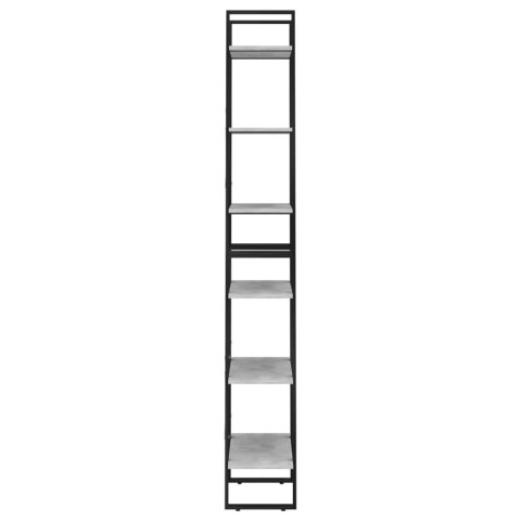  Regał, szarość betonu, 60x30x210 cm, płyta wiórowa Lumarko!