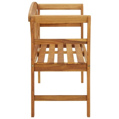  Ławka ogrodowa, 114 cm, lite drewno akacjowe Lumarko!