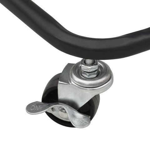  3-poziomowy wózek kuchenny, czarny, 42x25x83,5 cm, żelazo i ABS Lumarko!