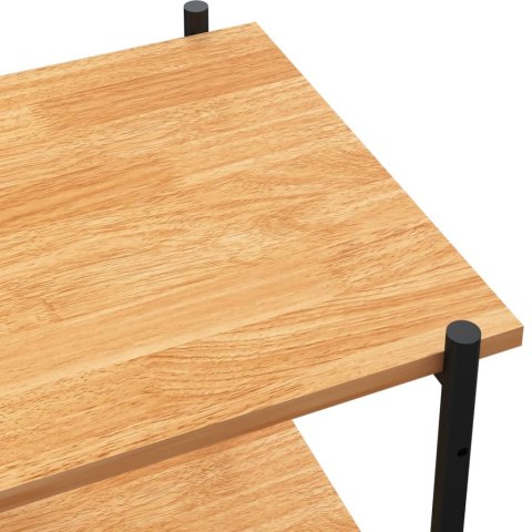  5-poziomowy regał, czarno-dębowy, 80x40x163 cm Lumarko!