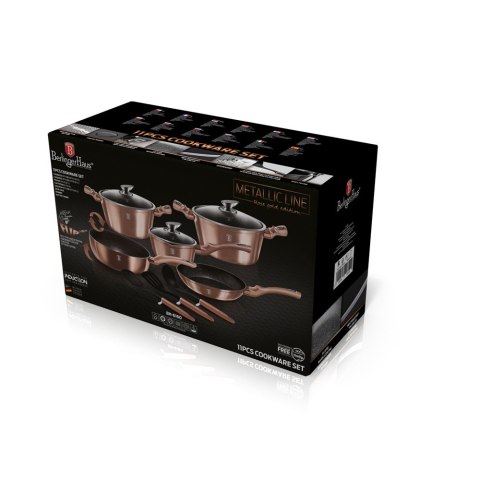 ZESTAW GARNKÓW GRANITOWYCH BERLINGER HAUS BH-6160 ROSE GOLD 13 ELEM. Lumarko!