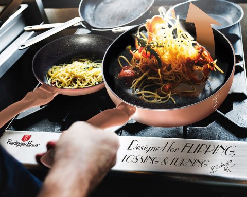 ZESTAW GARNKÓW GRANITOWYCH BERLINGER HAUS BH-6160 ROSE GOLD 13 ELEM. Lumarko!