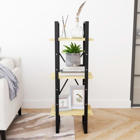  3-poziomowy regał na książki, 40x30x105 cm, sosnowy Lumarko!