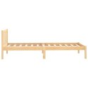  Rama łóżka, drewno sosnowe, 75x190 cm, pojedyncza Lumarko!