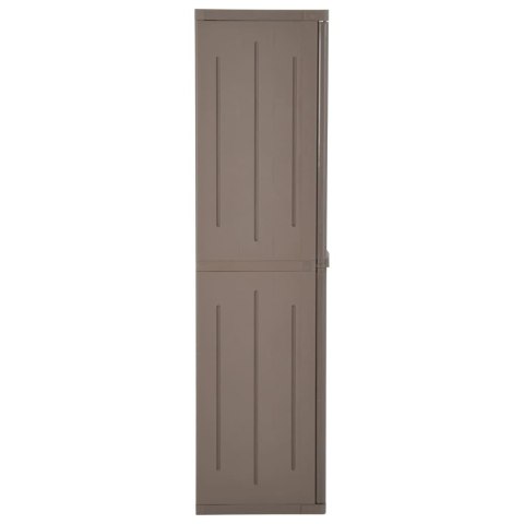  Szafka ogrodowa, brązowa, 65x45x172 cm, PP Lumarko!