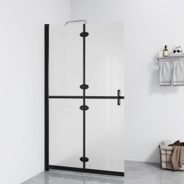  Składana ścianka prysznicowa, mrożone szkło ESG, 110x190 cm Lumarko!