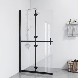  Składana ścianka prysznicowa, przezroczyste szkło, 100x190 cm Lumarko!