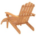  Krzesło ogrodowe Adirondack z podnóżkiem, lite drewno akacjowe Lumarko!